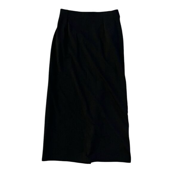 NY & CO Dresses & Skirts - NY & CO Women's Black full length Pencil Skirt Size L Elastic Waist‎ Casual